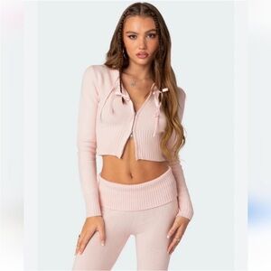 Edikted Desiree Ribbed Knit Sweater and Leggings Set